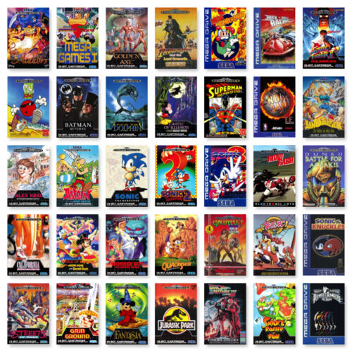 Sega mega drive - sega, spiele-wahl